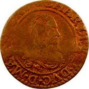 France Double Tournois (Charles II 21st type) CHARLES.II.DVC.D.MANT.S.DAR coin obverse France Double Tournois (Charles II 21st type) CHARLES.II.DVC.D.MANT.S.DAR coin obverse