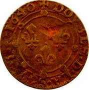 France Double Tournois (Charles II 21st type) DOVBLE.D.LA.SOV.DAR.1640 coin reverse France Double Tournois (Charles II 21st type) DOVBLE.D.LA.SOV.DAR.1640 coin reverse