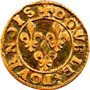 France Double Tournois Francis 13th Type ND (1605-1614)  DOVBLE TOVRNOIS coin reverse France Double Tournois Francis 13th Type ND (1605-1614)  DOVBLE TOVRNOIS coin reverse