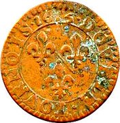 France Double Tournois (Francis 5th Type) DOVBLE. TOVRNOIS. 1615 coin reverse France Double Tournois (Francis 5th Type) DOVBLE. TOVRNOIS. 1615 coin reverse