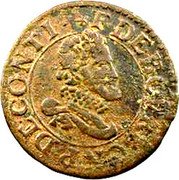 France Double Tournois (Francis 7th Type) F. DE. BOVRBON. P. DE. CONTI. coin obverse France Double Tournois (Francis 7th Type) F. DE. BOVRBON. P. DE. CONTI. coin obverse