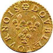 France Double Tournois (Francis 9th Type) DOVBLE.TOVRNOIS coin reverse France Double Tournois (Francis 9th Type) DOVBLE.TOVRNOIS coin reverse