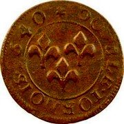 France Double Tournois (Frederic Henry 4th type) DOVBLE.TOVRNOIS.1640 coin reverse France Double Tournois (Frederic Henry 4th type) DOVBLE.TOVRNOIS.1640 coin reverse