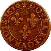 France Double Tournois (Henri IV. Nantes Mint) KM# 16 DOVBLE.TOVRNOIS.1610 coin reverse France Double Tournois (Henri IV. Nantes Mint) KM# 16 DOVBLE.TOVRNOIS.1610 coin reverse