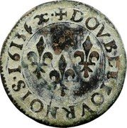 France Double Tournois (Louis XIII. Aix Mint) DOVBLE TOVRNOIS 1613 coin reverse France Double Tournois (Louis XIII. Aix Mint) DOVBLE TOVRNOIS 1613 coin reverse