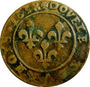 France Double Tournois (Louis XIII Axe Loire-Rhone mint) DOVBLE TOVRNOIS 1638 coin reverse France Double Tournois (Louis XIII Axe Loire-Rhone mint) DOVBLE TOVRNOIS 1638 coin reverse