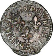 France Double Tournois (Louis XIII. Lyon Mint. 4th Type) DOVBLE. TOVRNOIS 1618 coin reverse France Double Tournois (Louis XIII. Lyon Mint. 4th Type) DOVBLE. TOVRNOIS 1618 coin reverse
