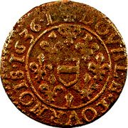 France Double Tournois (Maximilien I 2nd type) DOVBLE.TOVRNOIS.1636.L. coin reverse