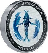 New Zealand One Dollar Avatar. Way of the Water. Tulkan 2023  Silver Proof AVATAR: THE WAY OF THE WATER TM & (C) 20TH CENTURY STUDIOS ONE DOLLAR coin reverse New Zealand One Dollar Avatar. Way of the Water. Tulkan 2023  Silver Proof AVATAR: THE WAY OF THE WATER TM & (C) 20TH CENTURY STUDIOS ONE DOLLAR coin reverse