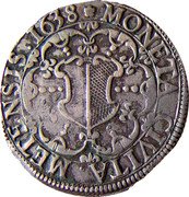 France Thaler (St. Stephen) KM# 15 MONETA CIVITA. METENSIS. 1638 coin reverse