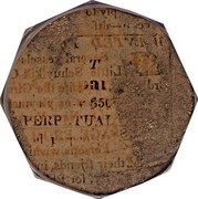 USA 1/2 Dollar (Unfinished Half Dollar Die Trial) coin reverse USA 1/2 Dollar (Unfinished Half Dollar Die Trial) coin reverse