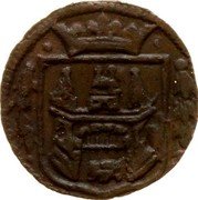 Netherlands 1/2 Duit (Elburg arms)  coin reverse Netherlands 1/2 Duit (Elburg arms)  coin reverse