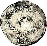 Mexico 1/2 Real Ferdinand VII. Sombrerete 1812 KM# 172 VARGAS 1/2 R 1812 coin reverse Mexico 1/2 Real Ferdinand VII. Sombrerete 1812 KM# 172 VARGAS 1/2 R 1812 coin reverse