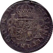 Mexico 1/2 Real Ferdinand VII. Durango 1813 D RM KM# 74.1 HISPAN ET IND R D R M coin reverse Mexico 1/2 Real Ferdinand VII. Durango 1813 D RM KM# 74.1 HISPAN ET IND R D R M coin reverse