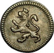 Mexico 1/4 Real Rampant Lion. Charles IV 1797 KM# 62 coin obverse