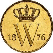Netherlands 1 Cent (Willem III Pattern) W 1876 coin obverse Netherlands 1 Cent (Willem III Pattern) W 1876 coin obverse
