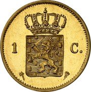 Netherlands 1 Cent (Willem III Pattern) 1 C. coin reverse Netherlands 1 Cent (Willem III Pattern) 1 C. coin reverse