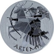 Tuvalu 1 Dollar (Artemis) P ARTEMIS coin reverse Tuvalu 1 Dollar (Artemis) P ARTEMIS coin reverse