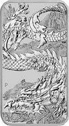Australia 1 Dollar Chinese Dragon Bullion Bar 2023 P BU P coin reverse Australia 1 Dollar Chinese Dragon Bullion Bar 2023 P BU P coin reverse