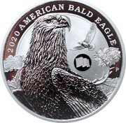 Tuvalu 1 Dollar (Elizabeth II American Bald Eagle) 2020 AMERICAN BALD EAGLE P coin reverse Tuvalu 1 Dollar (Elizabeth II American Bald Eagle) 2020 AMERICAN BALD EAGLE P coin reverse