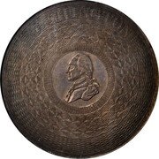 USA 1 Dollar (jacob perkins washington dollar uniface)  coin obverse