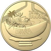 Australia 1 Dollar (The Big Banana) THE BIG BANANA COFFS HARBOUR coin reverse Australia 1 Dollar (The Big Banana) THE BIG BANANA COFFS HARBOUR coin reverse