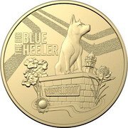 Australia 1 Dollar (The Big Blue Heeler) THE BIG BLUE HEELER MUSWELLBROOK coin reverse Australia 1 Dollar (The Big Blue Heeler) THE BIG BLUE HEELER MUSWELLBROOK coin reverse