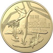 Australia 1 Dollar (The Big Jumping Crocodile) THE BIG JUMPING CROCODILE WAK WAK coin reverse Australia 1 Dollar (The Big Jumping Crocodile) THE BIG JUMPING CROCODILE WAK WAK coin reverse