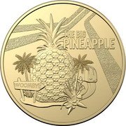 Australia 1 Dollar (The Big Pineapple) THE BIG PINEAPPLE WOOMBYE coin reverse Australia 1 Dollar (The Big Pineapple) THE BIG PINEAPPLE WOOMBYE coin reverse