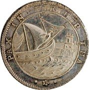 Italy 1 Osella Lodovico Manin. Piedfort 1795 FZ VII X# 390a PAX IN VIRTUTE TUA coin obverse Italy 1 Osella Lodovico Manin. Piedfort 1795 FZ VII X# 390a PAX IN VIRTUTE TUA coin obverse
