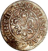 France 1 Semissis (3 Kreutzer) (City of Strasbourg) SEMISSIS ARGENTINENSIS coin obverse France 1 Semissis (3 Kreutzer) (City of Strasbourg) SEMISSIS ARGENTINENSIS coin obverse