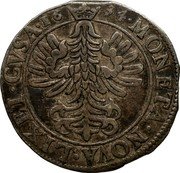 France 1 Teston (Henriette of Lorraine Naked-Head Bust and Alerion Version) MONETA. NOVA. LIXEI. CVSA. 16 34. coin reverse