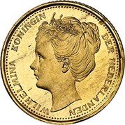 Netherlands 10 Cents (Wilhelmina Pattern) WILHELMINA KONINGIN DER NEDERLANDEN coin obverse Netherlands 10 Cents (Wilhelmina Pattern) WILHELMINA KONINGIN DER NEDERLANDEN coin obverse