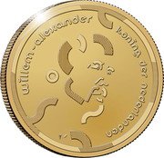 Netherlands 10 Euro 50 Years Recognition of COC 2023 ☤+raven Proof WILLEM-ALEXANDER KONING DER NEDERLANDEN coin obverse