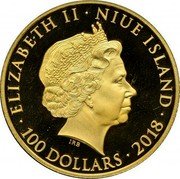 Niue 100 Dollars (Habemus Papam) ELIZABETH II NIUE ISLAND IRB 100 DOLLARS 2018 coin obverse