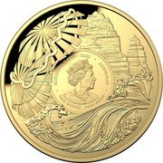 Australia 100 Dollars Twelve Apostles. Domed 2023 Proof ELIZABETH II 1952 - 2022 AUSTRALIA JC ONE OUNCE .9999 GOLD coin obverse Australia 100 Dollars Twelve Apostles. Domed 2023 Proof ELIZABETH II 1952 - 2022 AUSTRALIA JC ONE OUNCE .9999 GOLD coin obverse