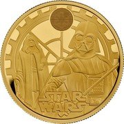 UK 100 Pounds Darth Vader and Emperor Palpatine 2023 Proof STAR WARS © & TM LUCASFILM LTD. coin reverse UK 100 Pounds Darth Vader and Emperor Palpatine 2023 Proof STAR WARS © & TM LUCASFILM LTD. coin reverse