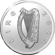 Ireland 15 Euro (Ireland women's national football team 2023) ÉIRE 2023 coin obverse Ireland 15 Euro (Ireland women's national football team 2023) ÉIRE 2023 coin obverse