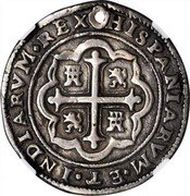 Mexico 2 Reales Philip V 1715 Mo J KM# R35 HISPANIARVM ET INDIARVM REX coin reverse Mexico 2 Reales Philip V 1715 Mo J KM# R35 HISPANIARVM ET INDIARVM REX coin reverse