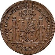 Mexico 2 Reales Carlos IV Proclamation Coinage 1789 KM# Q25a A CARLOS IV REY DE ESPAÑA Y DE LAS YNDIAS coin obverse Mexico 2 Reales Carlos IV Proclamation Coinage 1789 KM# Q25a A CARLOS IV REY DE ESPAÑA Y DE LAS YNDIAS coin obverse