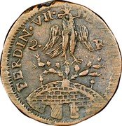 Mexico 2 Reales Insurgent Coin 1812 KM# 205 FERDIN. VII. DEI GRATIA 2 R coin obverse Mexico 2 Reales Insurgent Coin 1812 KM# 205 FERDIN. VII. DEI GRATIA 2 R coin obverse