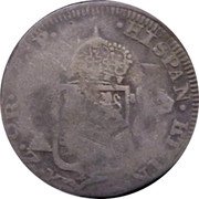 Mexico 2 Reales Ferdinand VII. Zacatecas 1813 FP KM# 92.1 HISPAN ET IND REX Z 2R F P coin reverse Mexico 2 Reales Ferdinand VII. Zacatecas 1813 FP KM# 92.1 HISPAN ET IND REX Z 2R F P coin reverse