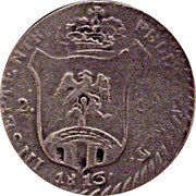 Mexico 2 Reales Insurgent Coin 1813 These dies were believed to be intended for the strik- ing of 2 Escudos KM# 213 VICE FERD. VII DEI GRATIA ET 1816 coin obverse Mexico 2 Reales Insurgent Coin 1813 These dies were believed to be intended for the strik- ing of 2 Escudos KM# 213 VICE FERD. VII DEI GRATIA ET 1816 coin obverse
