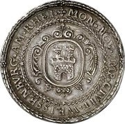 France 2 Thaler City of Weissenburg ND (1623-1632)  MON NOV IMP CIVIT WEISSENBVRG AM RHEI coin obverse