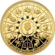 Samoa 20 Cents (Poseidon & Pisces) IRB ELIZABETH II SAMOA 2022 coin obverse