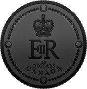 Canada 20 Dollars (Queen Elizabeth II’s Royal Cypher) EIIR 20 DOLLARS CANADA coin reverse Canada 20 Dollars (Queen Elizabeth II’s Royal Cypher) EIIR 20 DOLLARS CANADA coin reverse