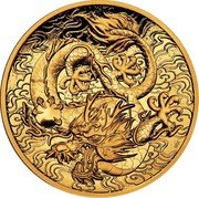 Australia 200 Dollars (Elizabeth II- Dragon) P NM coin reverse Australia 200 Dollars (Elizabeth II- Dragon) P NM coin reverse