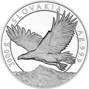 Niue 240 Dollars Golden Eagle 2023 CM Proof 3000 G SLOVAKIA AG 999 CM MD coin reverse Niue 240 Dollars Golden Eagle 2023 CM Proof 3000 G SLOVAKIA AG 999 CM MD coin reverse