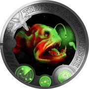 Austria 3 Euro (Luminous Marine Life. Deep-Sea Anglerfish) 300M 400M 500M 600M TIEFSEE-ANGLERFISCH 2023 coin reverse Austria 3 Euro (Luminous Marine Life. Deep-Sea Anglerfish) 300M 400M 500M 600M TIEFSEE-ANGLERFISCH 2023 coin reverse