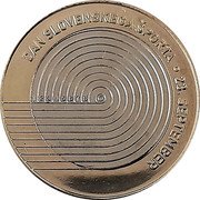 Slovenia 3 Euro (The Day of Slovenian Sport) DAN SLOVENSKEGA ŠPORTA 23. SEPTEMBER 12345678 coin reverse Slovenia 3 Euro (The Day of Slovenian Sport) DAN SLOVENSKEGA ŠPORTA 23. SEPTEMBER 12345678 coin reverse